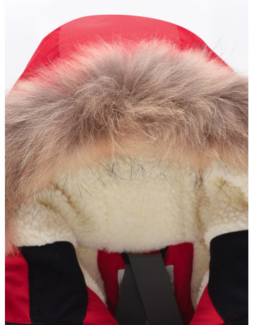 Ветро- и водонепроницаемая парка для девочки, активный отдых