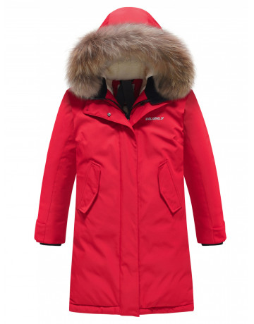 Ветро- и водонепроницаемая парка для девочки, активный отдых