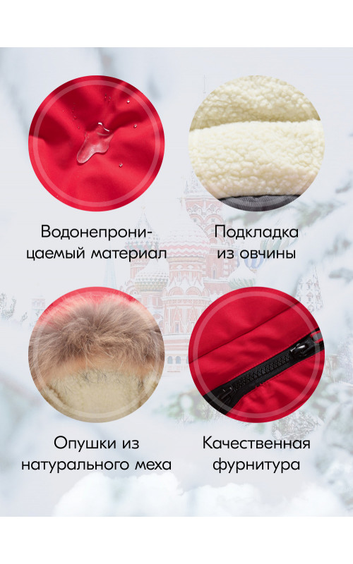 Ветро- и водонепроницаемая парка для девочки, активный отдых