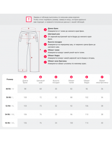 Мужские брюки виндстоппер для активного отдыха