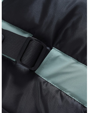 Мужская зимняя парка с капюшоном и мехом енот, зелёный, для активного отдыха в Тюмени