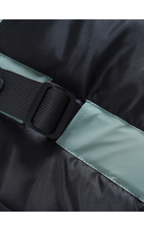 Мужская зимняя парка с капюшоном и мехом енот, зелёный, для активного отдыха в Тюмени