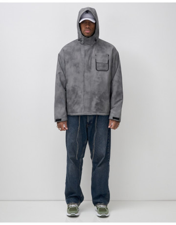 Мужская спортивная куртка для весны и осени, серый, для спорта в Тюмени