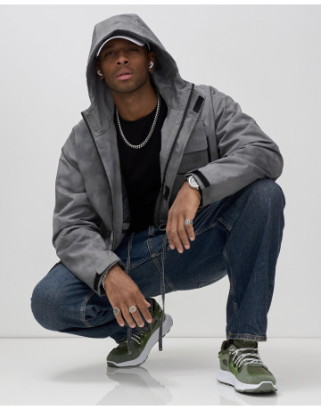 Мужская спортивная куртка для весны и осени, серый, для спорта в Тюмени