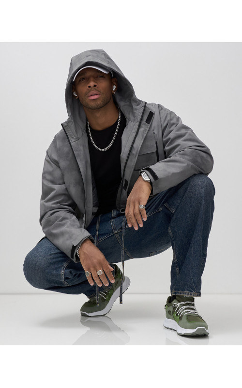 Мужская спортивная куртка для весны и осени, серый, для спорта в Тюмени