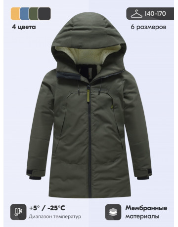 Зимняя парка для мальчика-подростка.