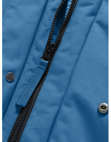 Зимняя парка с мехом енота для мальчика-подростка