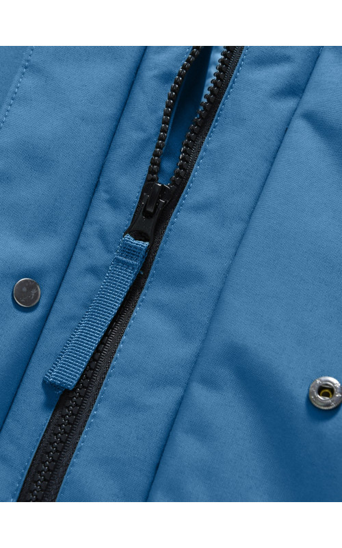 Зимняя парка с мехом енота для мальчика-подростка