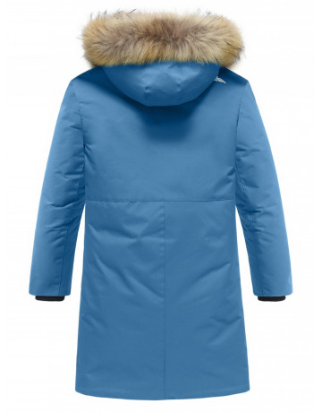 Зимняя парка с мехом енота для мальчика-подростка