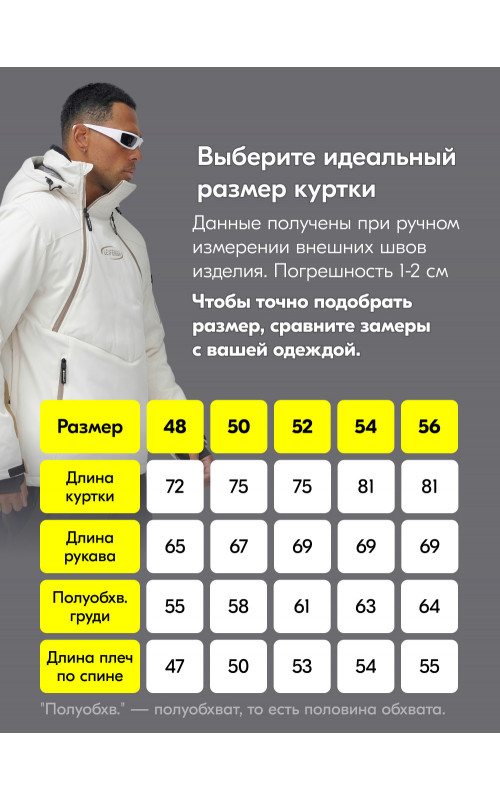 Мужской горнолыжный костюм: куртка-анорак и полукомбинезон