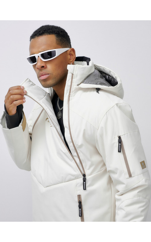 Мужской горнолыжный костюм: куртка-анорак и полукомбинезон