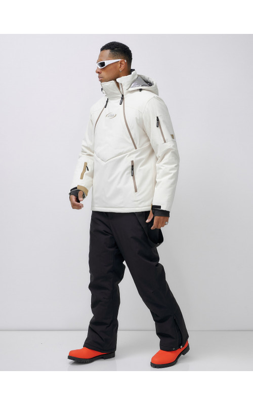 Мужской горнолыжный костюм: куртка-анорак и полукомбинезон