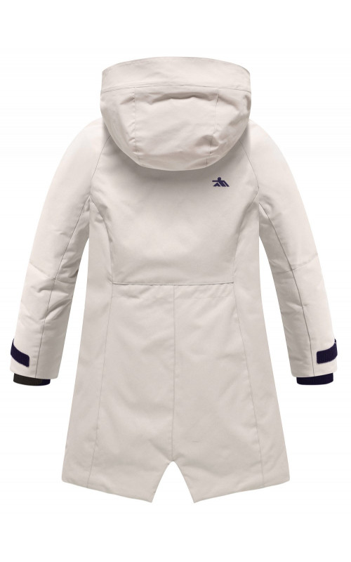 Зимняя парка для девочки-подростка с меховой подкладкой.