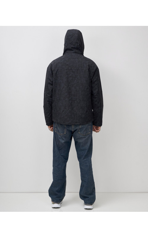 Мужская спортивная куртка для весны и осени, чёрная, для активного отдыха в Тюмени