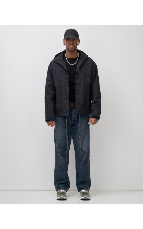 Мужская спортивная куртка для весны и осени, чёрная, для активного отдыха в Тюмени