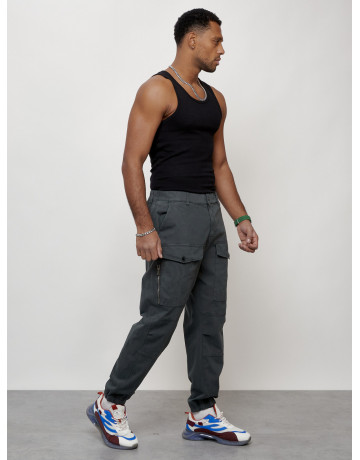 Мужские брюки карго зауженного кроя.