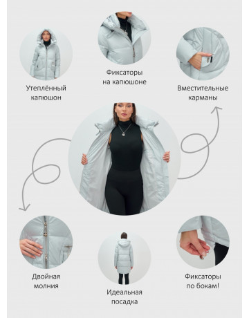 Модная зимняя куртка с капюшоном для женщин и подростков.