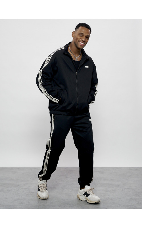 Спортивный костюм мужской оригинал чёрный, для спорта. в Тюмени