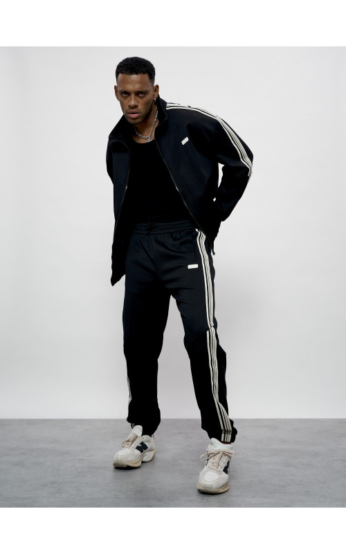 Спортивный костюм мужской оригинал чёрный, для спорта. в Тюмени