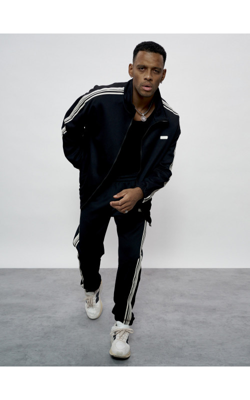 Спортивный костюм мужской оригинал чёрный, для спорта. в Тюмени