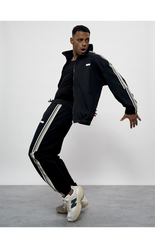 Спортивный костюм мужской оригинал чёрный, для спорта. в Тюмени