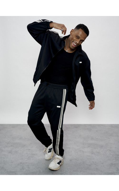 Спортивный костюм мужской оригинал чёрный, для спорта. в Тюмени