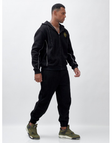 Утеплённый демисезонный костюм для мужчин свободного кроя.