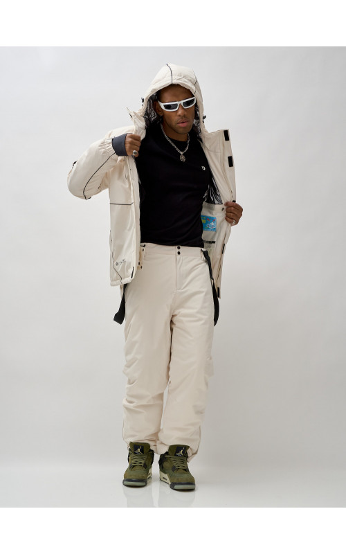 Мужской горнолыжный костюм зимний водонепроницаемый для активного отдыха.