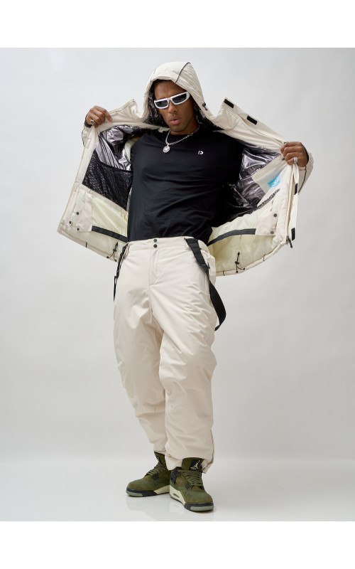 Мужской горнолыжный костюм зимний водонепроницаемый для активного отдыха.