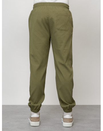 Мужской модный спортивный костюм цвета хаки для активных занятий. в Тюмени