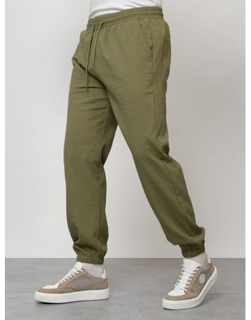 Мужской модный спортивный костюм цвета хаки для активных занятий. в Тюмени