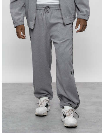 Мужской спортивный костюм серого цвета для спорта в Тюмени