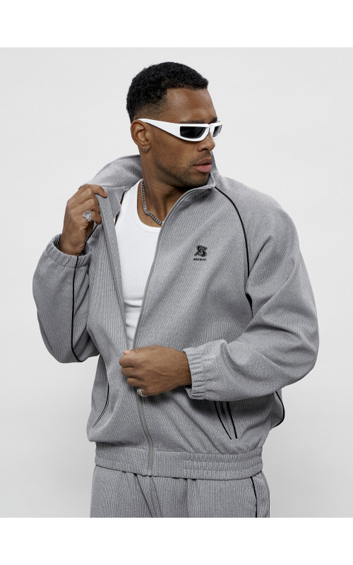 Мужской спортивный костюм серого цвета для спорта в Тюмени