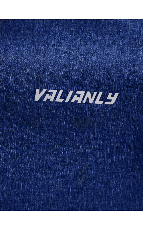 Мужская спортивная парка с капюшоном синего цвета для активного отдыха в Тюмени