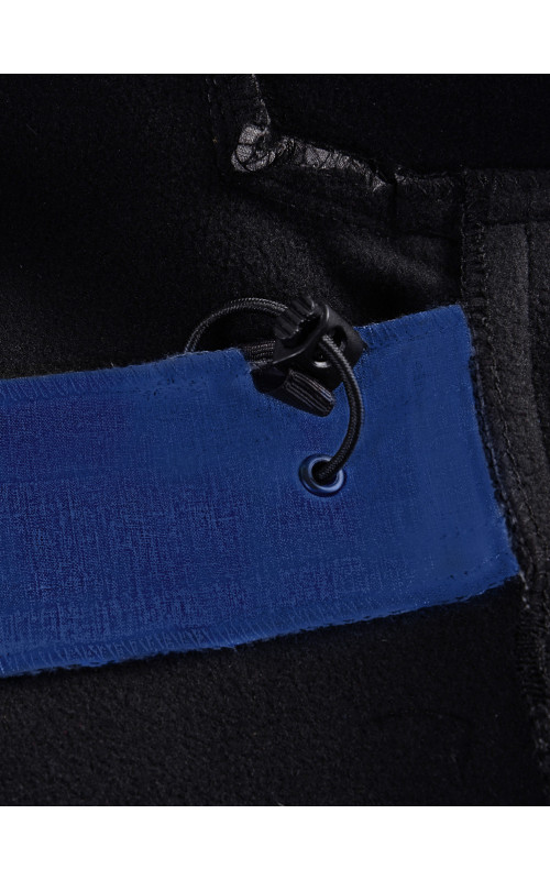 Мужская спортивная парка с капюшоном синего цвета для активного отдыха в Тюмени