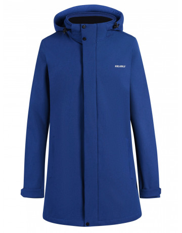 Мужская спортивная парка с капюшоном синего цвета для активного отдыха в Тюмени