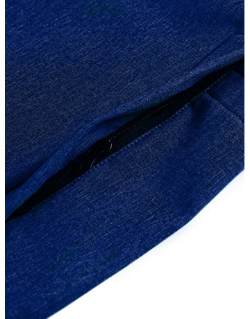 Мужская спортивная парка с капюшоном синего цвета для активного отдыха в Тюмени