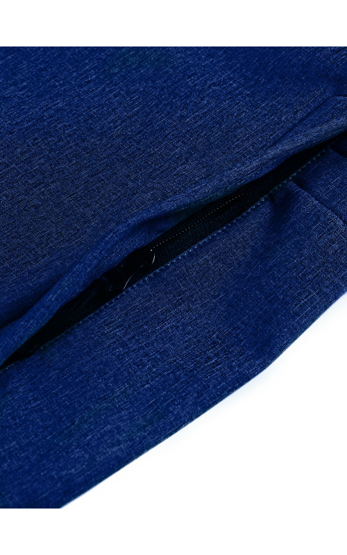 Мужская спортивная парка с капюшоном синего цвета для активного отдыха в Тюмени