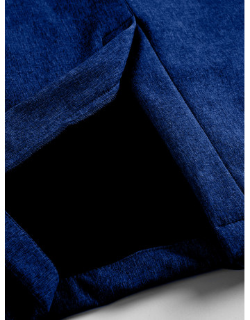 Мужская спортивная парка с капюшоном синего цвета для активного отдыха в Тюмени