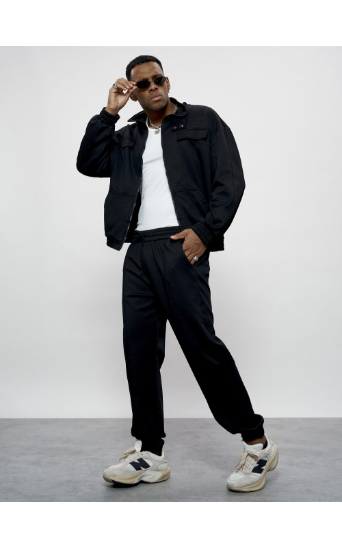 Спортивный костюм мужской оригинал чёрный, для активного отдыха. в Тюмени