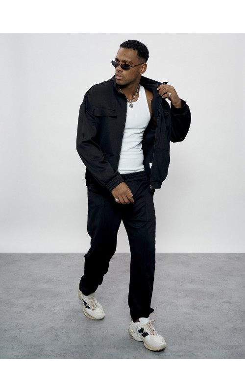 Спортивный костюм мужской оригинал чёрный, для активного отдыха. в Тюмени