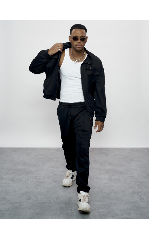 Спортивный костюм мужской оригинал чёрный, для активного отдыха. в Тюмени