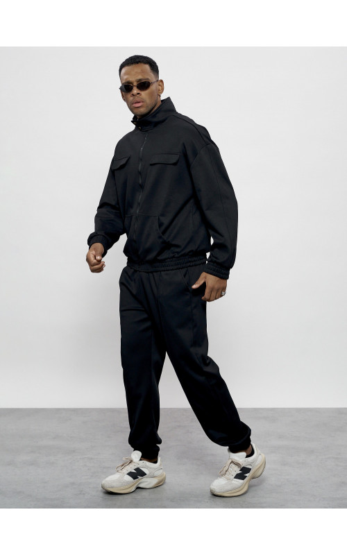 Спортивный костюм мужской оригинал чёрный, для активного отдыха. в Тюмени