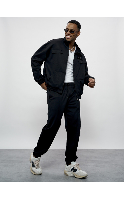 Спортивный костюм мужской оригинал чёрный, для активного отдыха. в Тюмени