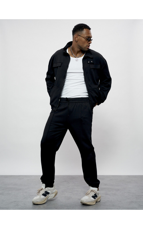 Спортивный костюм мужской оригинал чёрный, для активного отдыха. в Тюмени