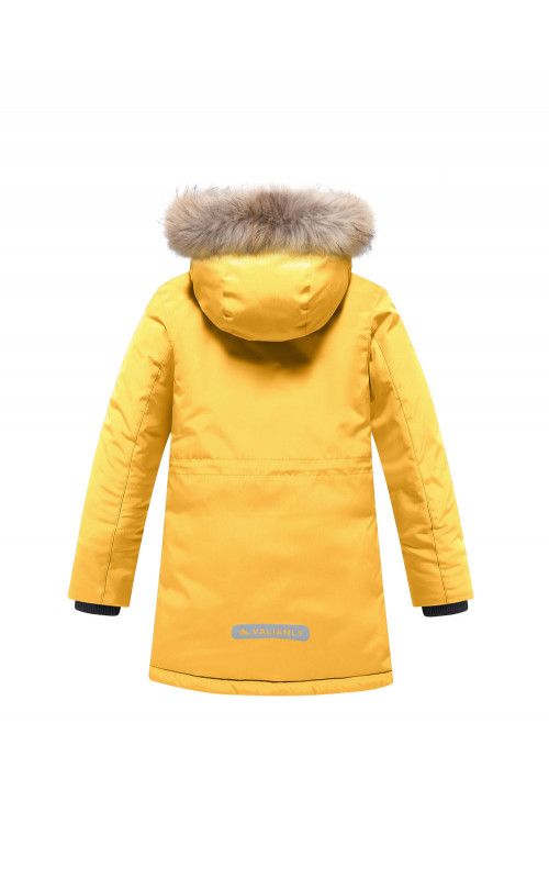 Зимняя детская куртка-парка для девочки.