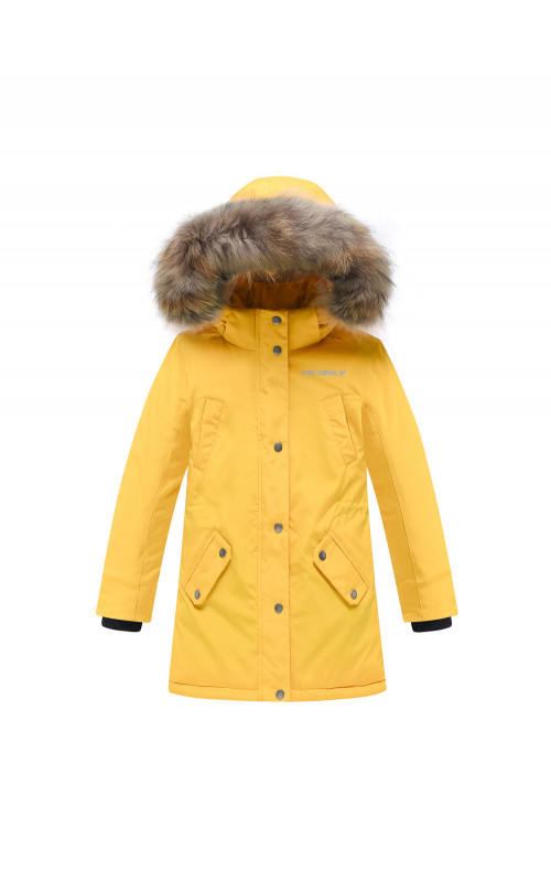 Зимняя детская куртка-парка для девочки.