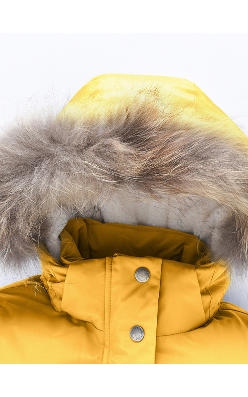 Зимняя детская куртка-парка для девочки.