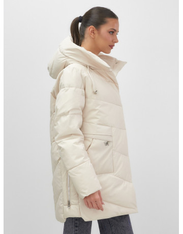 Утеплённая женская куртка с капюшоном для осени и зимы.