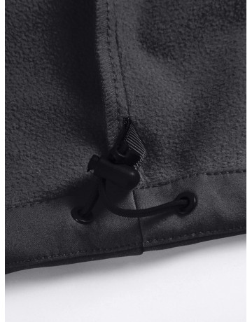 Женская спортивная парка с капюшоном softshell, чёрная, для активного отдыха в Тюмени